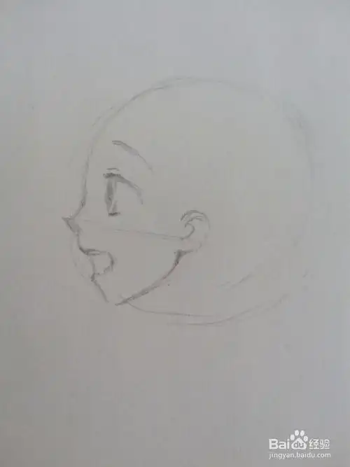 短发水手服动漫少女手绘线稿教程
