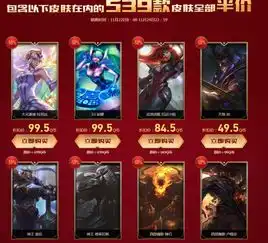 冠军庆典第二弹500多款皮肤半价,限定皮肤不要错过
