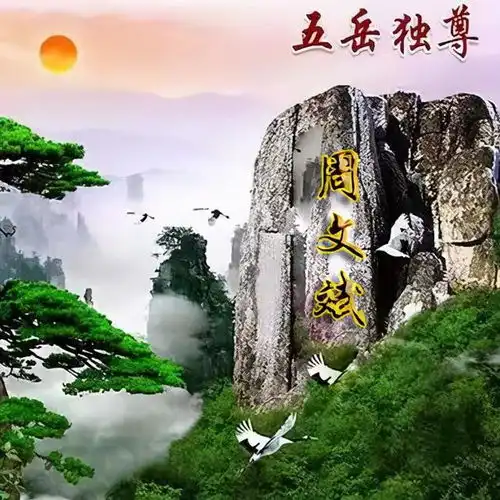 姓氏微信头像五岳独尊

