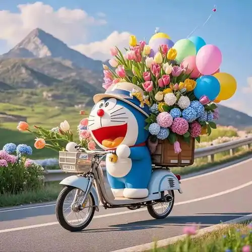 哆啦a梦,蓝胖子头像分享
