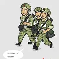 当兵卡通头像霸气的全身照微信头像图片大全
