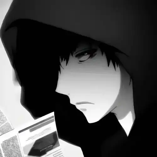黑白动漫男头我们来日方长

