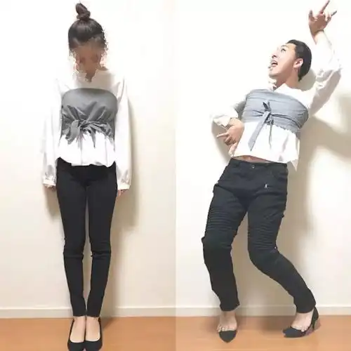 情侣装也能玩出新花样,不玩男友风玩女友
