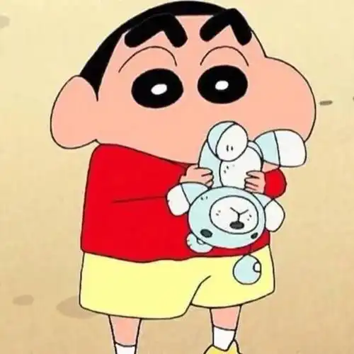 头像舍超清一左一右搞怪可爱蜡笔小新情头图片
