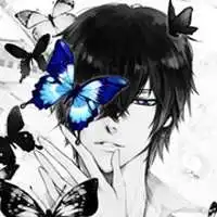 黑白漫画型男头像
