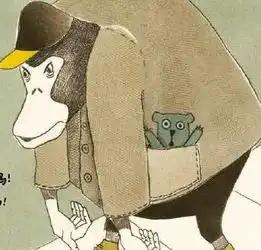 万万没想到,小企鹅把下班回来的大猩猩错认成了自己的妈妈来看看2018年11月东方娃娃绘本刊编辑分享
