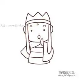 唐僧简笔画教程
