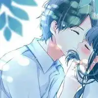 男生亲女生的漫画头像
