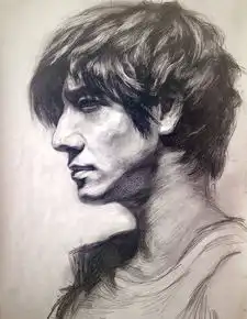 人物素描头像素描

