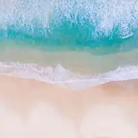 海边风景头像鸟瞰唯美海滩图片
