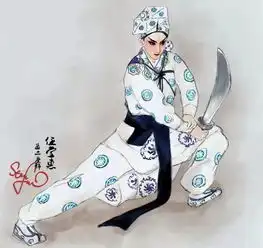 国粹京剧戏曲人物动漫图
