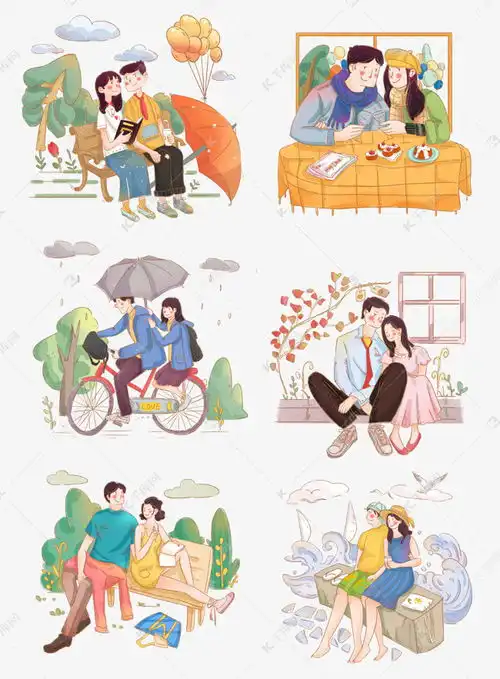 情人节情侣约会素材图片免费下载千库网
