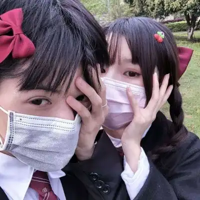 沫兮高清气质唯美真人一对两张情侣头像我要个性网
