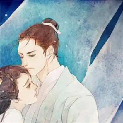 好看唯美最迷人的古风动漫情侣头像一男一女图片
