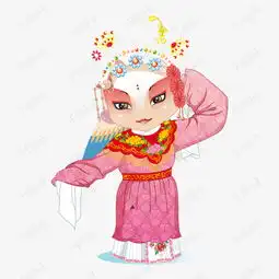 卡通京剧人物素材图片免费下载高清装饰图案psd千库网图片编号1160099
