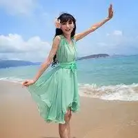 有没有一些在海边好看点的女生头像,不要字的
