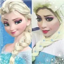 女子扮迪斯尼卡通人物自称动漫怪胎
