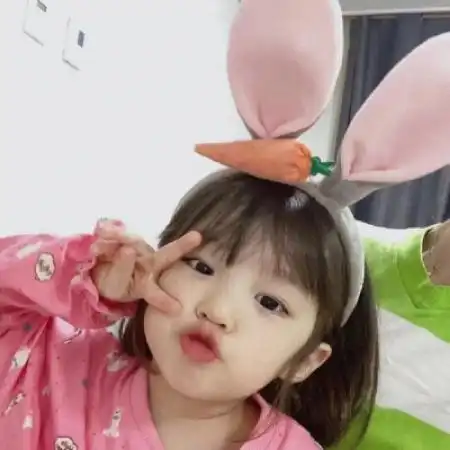 女生萌娃头像,女生萌娃头像可爱高清小女孩
