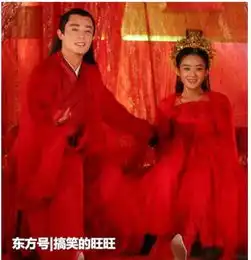 赵丽颖和4大男星结婚照,最后一张最甜,网友真羡慕
