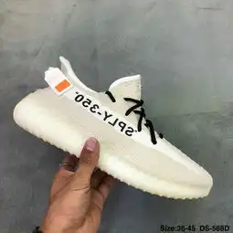 阿迪达斯adidas春夏新款网面休闲运动鞋350v2椰子透气跑步鞋联名限量款时尚潮流休闲情侣潮鞋

