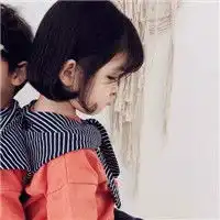 清新萌娃情侣头像小孩子的简单甜蜜
