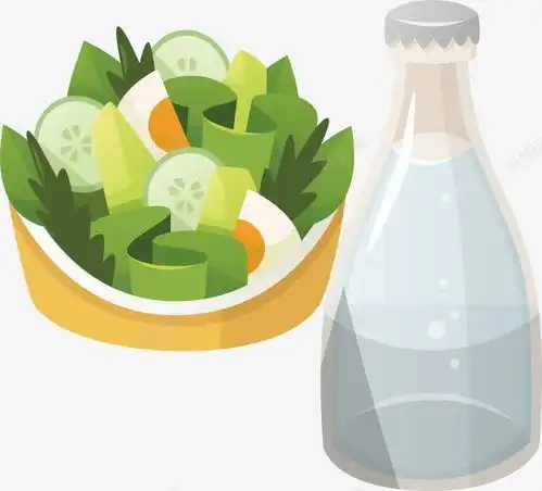 手绘西餐牛奶沙拉卡通萝卜营养大餐薯条蛋糕西餐食材元素免抠png设计图片免费下载页面网页平面电商创意素材大餐素材
