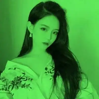 情侣头像绿色情头
