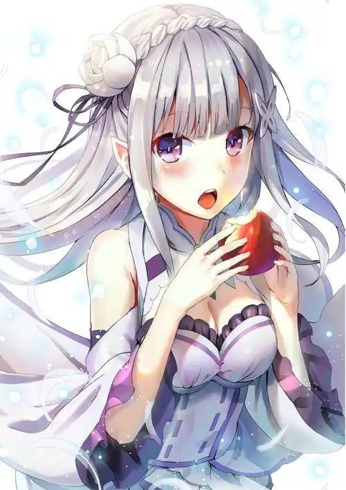 高清动漫美图精灵少女爱蜜莉雅
