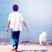 男生高清海边背影头像微信头像图片大全
