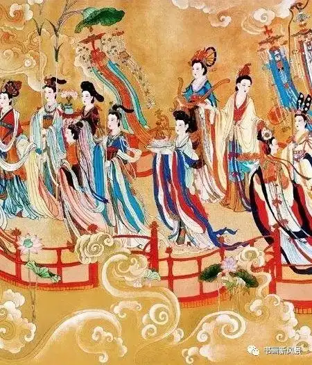 任率英工笔重彩八十七神仙卷分享
