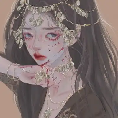 一组唯美绝绝子的古风女头

