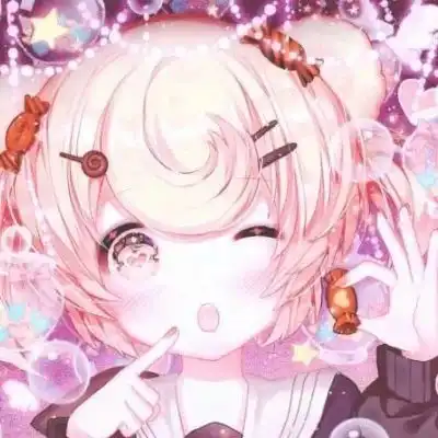 女生软萌动漫头像雨之落
