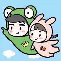 萌q版卡通情侣头像,相亲相爱的一对对
