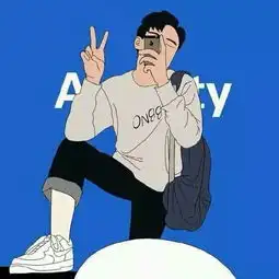 下图的情侣头像,另一张女生是什么图片,我要
