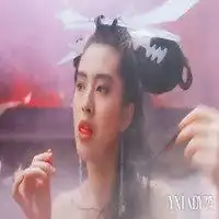 王祖贤头像红色复古微信头像图片大全
