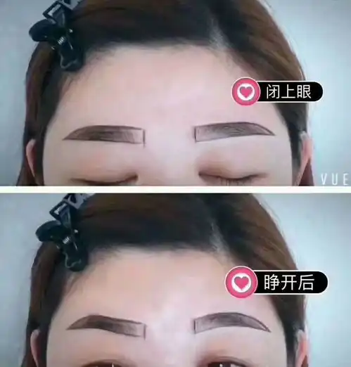 好看的表情变化不一对称的眉毛千篇一律
