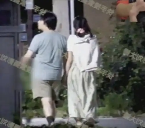 狗仔偷拍的明星情侣照,氛围感好强,甜得像在拍偶像剧
