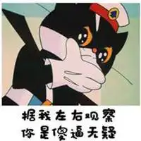 黑猫警长恶搞表情包微信头像图片大全
