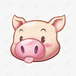 粉色猪头素材图片免费下载高清图片png千库网图片编号7185948
