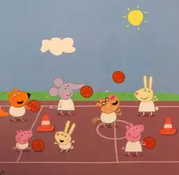 猪爸爸会打篮球
