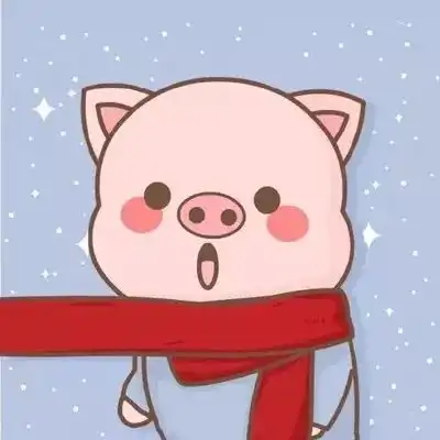 2019猪年卡通情侣头像
