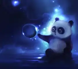 这种蓝色熊猫的卡通人物有没有其他图片越多越好
