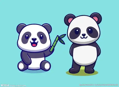 卡通熊猫图片
