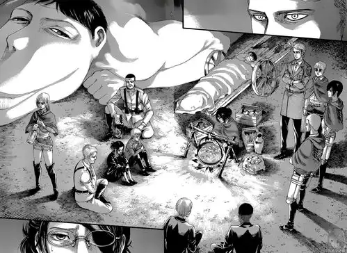 进击的巨人漫画127话韩吉召集众人阻止艾伦莱纳又双叒叕被揍了
