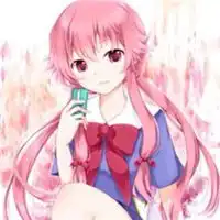 收拿着扇子的病娇女生图片动漫头像
