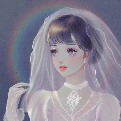 女生头像,柔美
