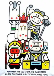 那位大虾能帮忙找下t恤上面唐僧师徒的图片,超爱这张找了好久都找不到
