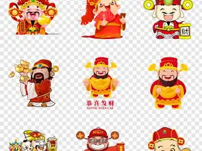 卡通手绘喜庆新年财神到财神爷图片设计素材高清模板下载17.54mb财神元宝大全
