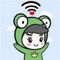 各位大神这个图片一个小男孩带着青蛙帽子一个小女孩带着兔子帽子的
