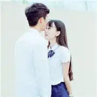 小清新校服控情侣头像从校服到婚纱
